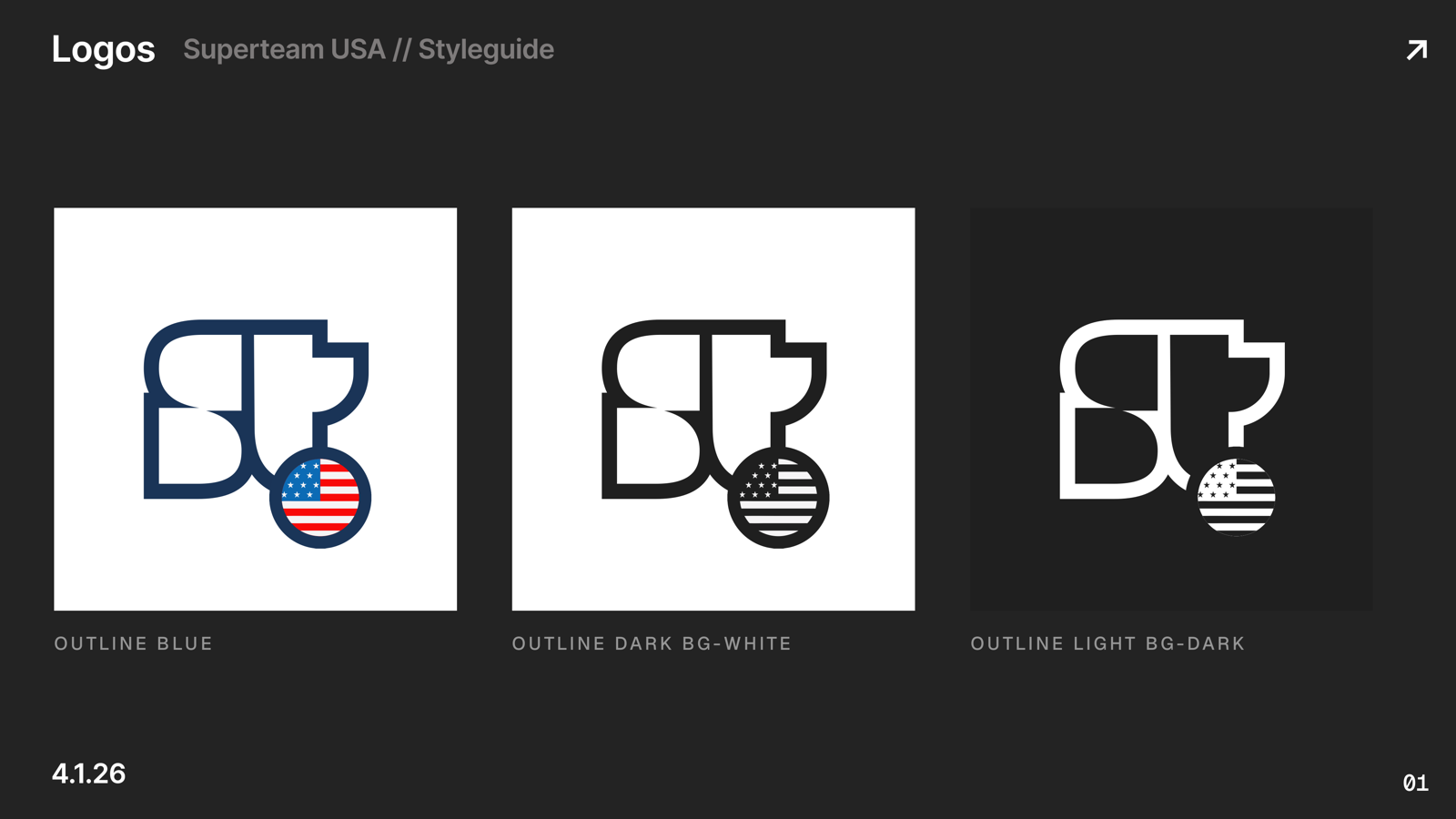 USA Brand Styleguide — page 3 of 8